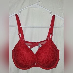Victoria's Secret Red Lace Bra